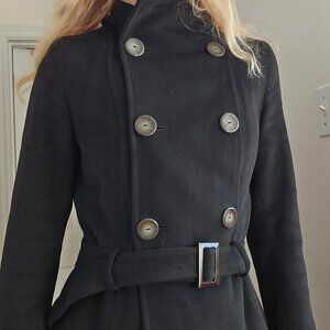 Perry Ellis women’s wool and angora dress coat